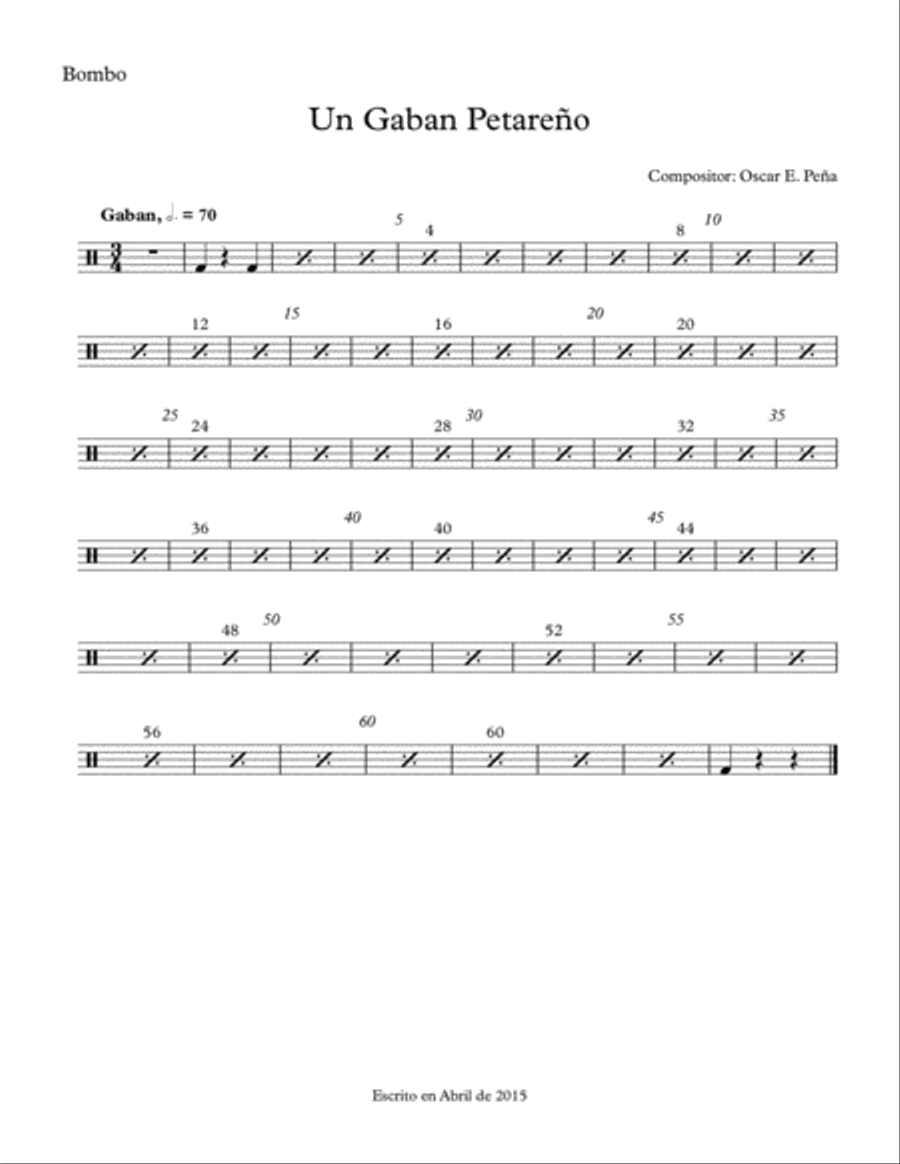 Particellas de Gaban Petareño Small Ensemble scores gallery preview page 2