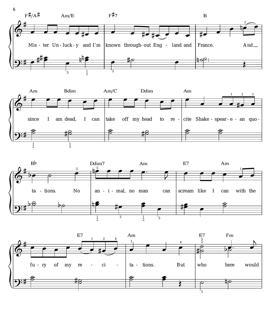 Jack's Lament (from The Nightmare Before Christmas) Easy Piano scores gallery preview page 6
