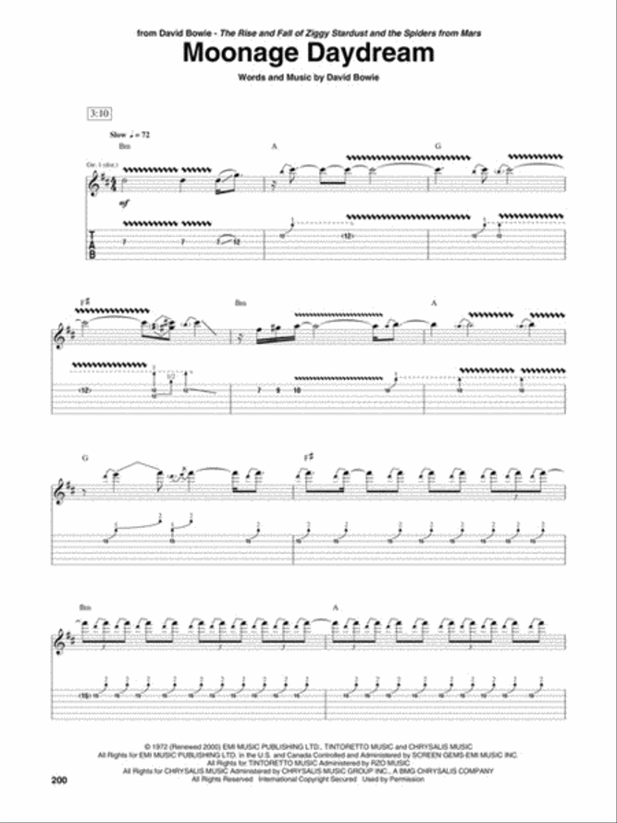 Guitar World's 100 Greatest Guitar Solos of All Time Guitar Tablature scores gallery preview page 7