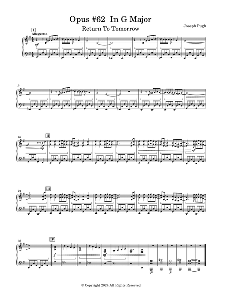 Opus#62 In G Major (Return To Tomorrow image number null