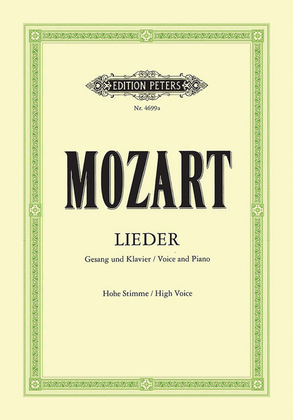 Book cover for Selected Songs and Arias for Voice and Piano (High Voice)