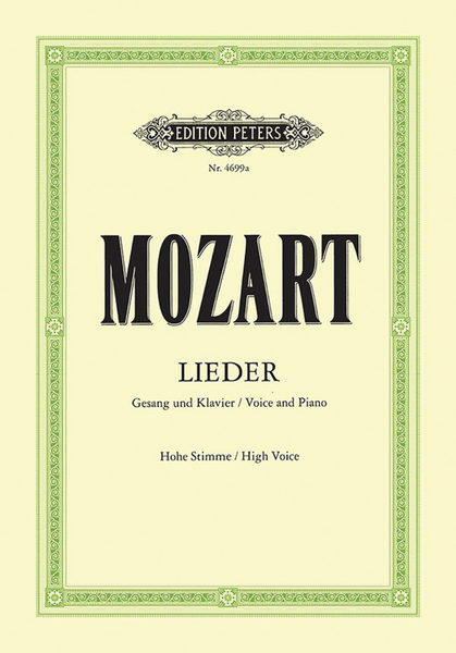 Selected Songs and Arias for Voice and Piano (High Voice)