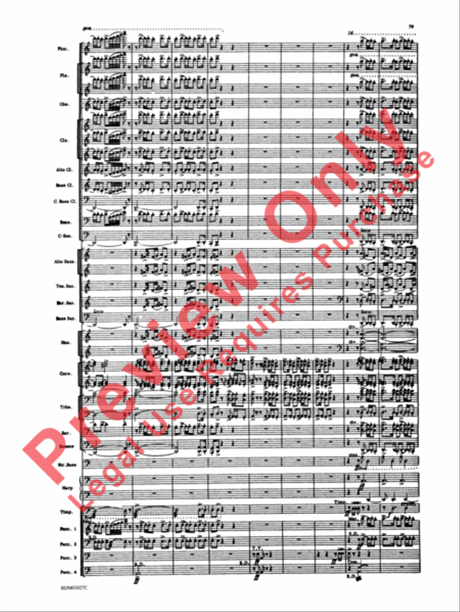 La Fiesta Mexicana Concert Band scores gallery preview page 82