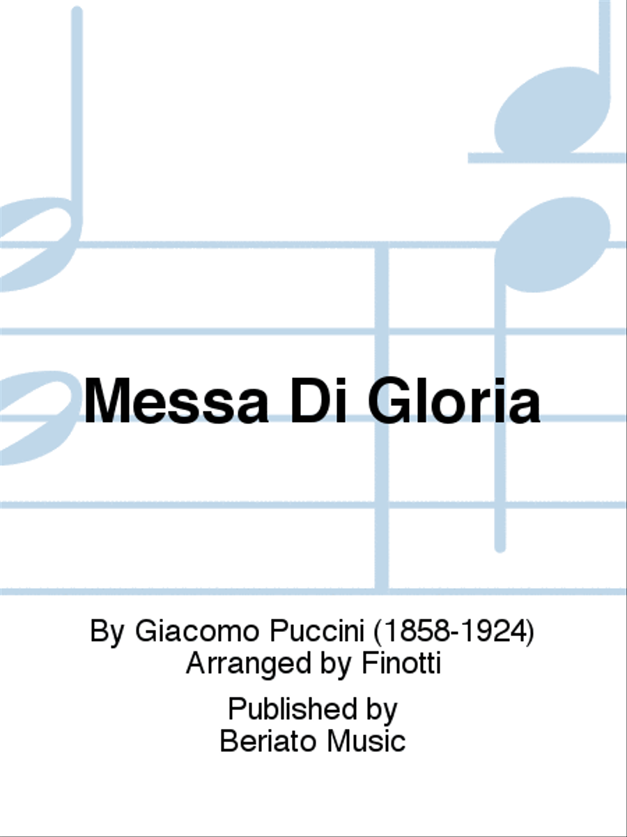 Messa Di Gloria Choir scores gallery preview page 1