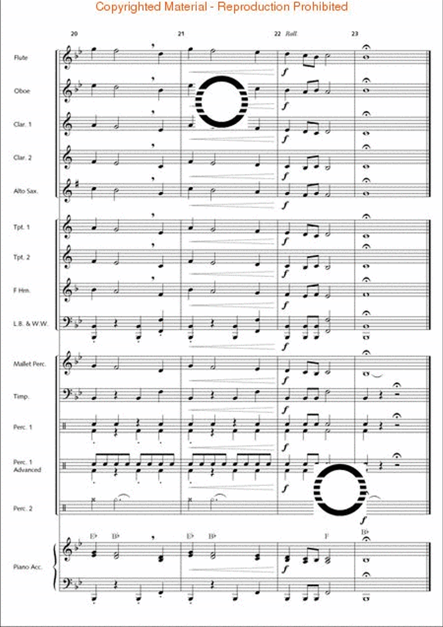 1st Classic Suite Concert Band scores gallery preview page 17