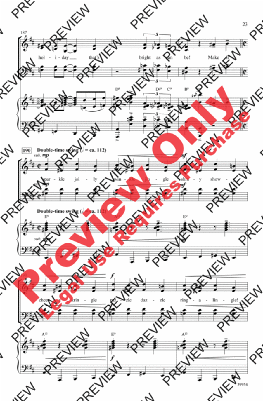 Elf: A Medley from the Broadway Musical - SoundTrax CD (CD only) Choir scores gallery preview page 23