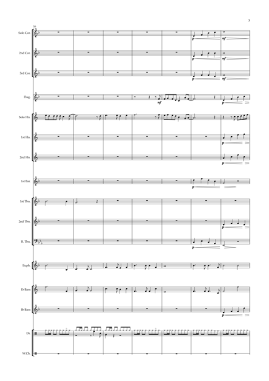 A Winter's Tale A Winter's Tale Marching Band scores gallery preview page 3