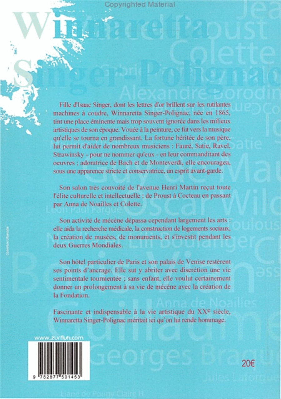 Winnaretta Singer Polignac Voice scores gallery preview page 2