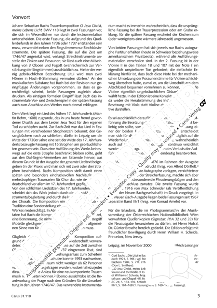 O Jesus Christ, my life, my light 4-Part scores gallery preview page 3