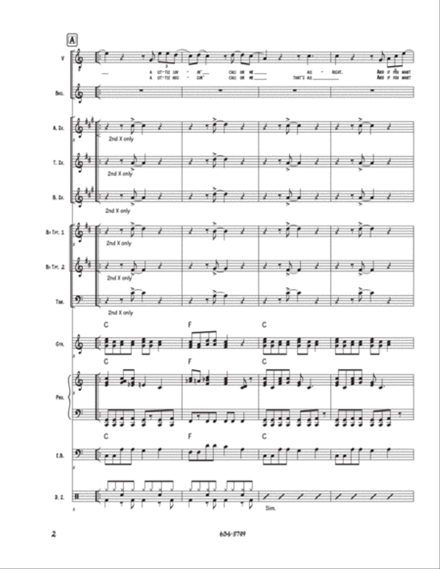 634-5789 634-5789 Jazz Ensemble scores gallery preview page 2