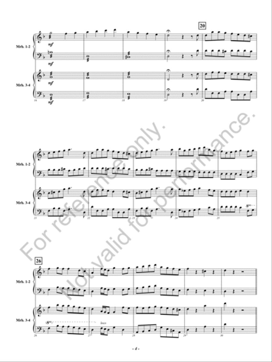 Merry Mallet Music Merry Mallet Music Percussion Ensemble scores gallery preview page 5