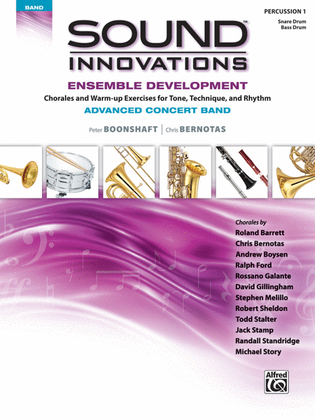 Book cover for Sound Innovations for Concert Band -- Ensemble Development for Advanced Concert Band