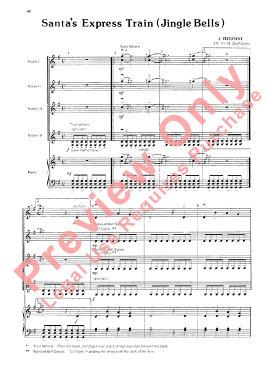 Highland/Etling Violin Quartet Series: Book 3 Small Ensemble scores gallery preview page 47