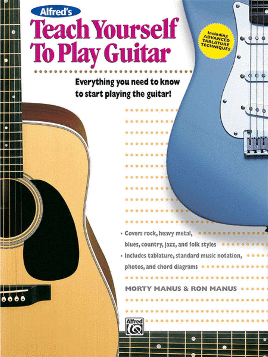 Teach Yourself To Play Guitar - Book Guitar Tablature scores gallery preview page 1