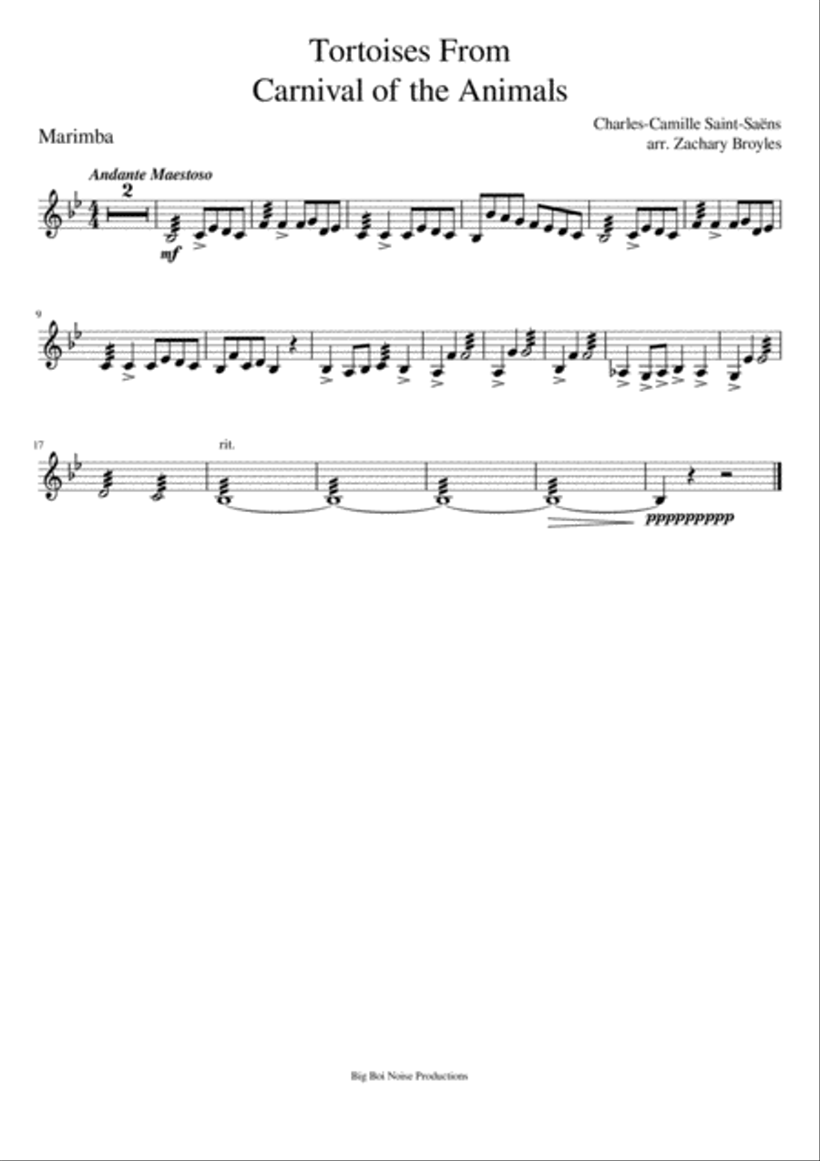 Tortoises for Percussion Percussion scores gallery preview page 4
