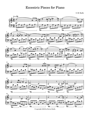 Eccentric Pieces for Piano