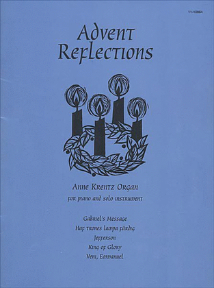 Book cover for Advent Reflections for Piano and Solo Instrument