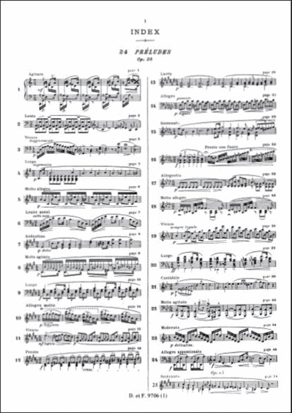 Preludes Op. 28