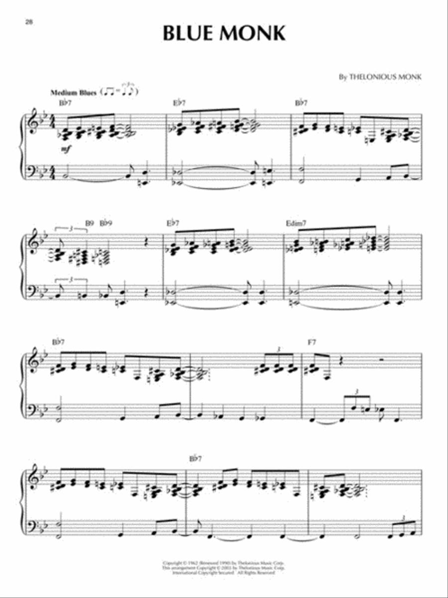 Jazz Blues – 2nd Edition Piano Solo scores gallery preview page 4