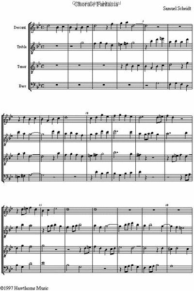 Chorale Fantasia - Score and parts image number null