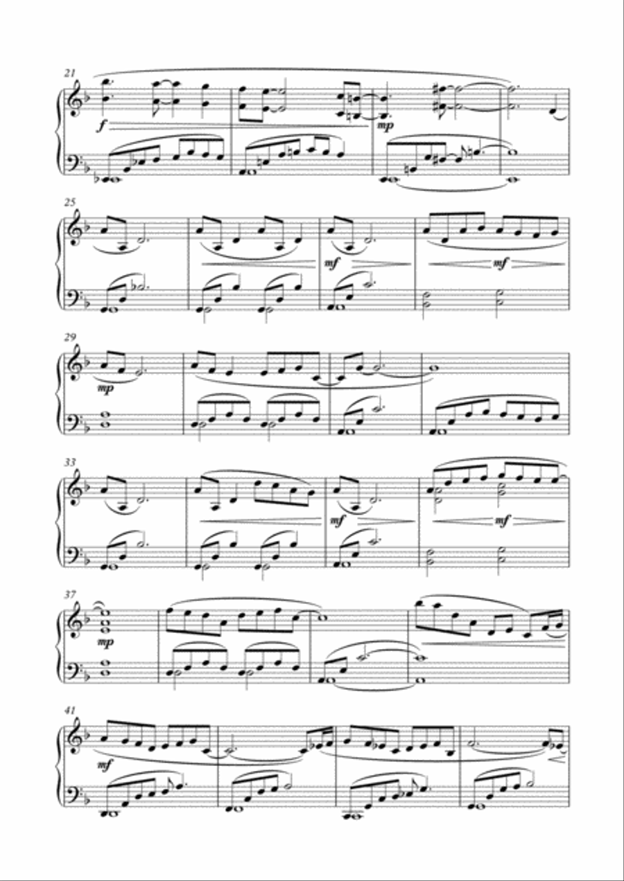 Lýg - Piano Solo Piano Solo scores gallery preview page 2