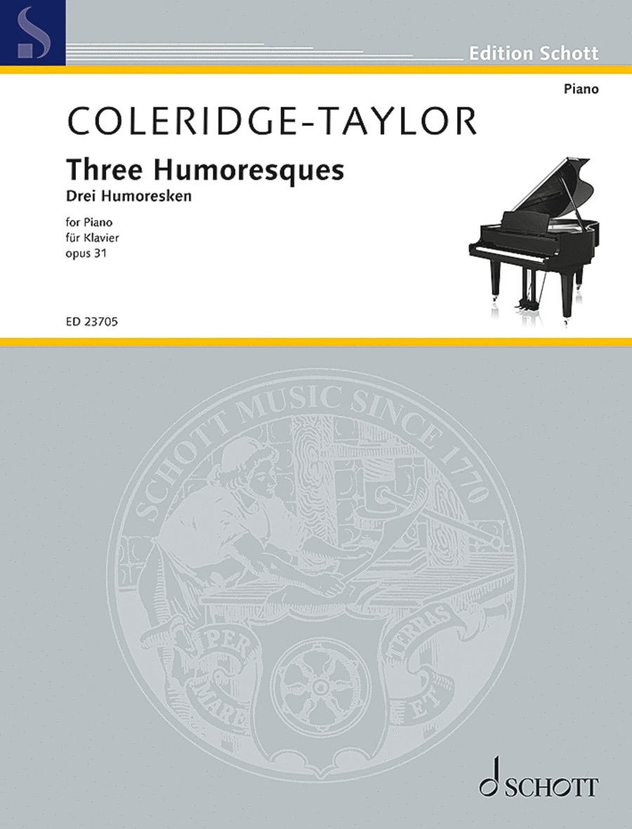 Three Humoresques, Op. 31 Piano Solo scores gallery preview page 1