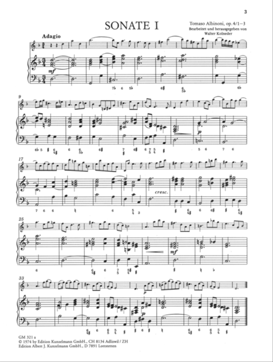 6 Sonatas, Volume 1 Violin Solo scores gallery preview page 2