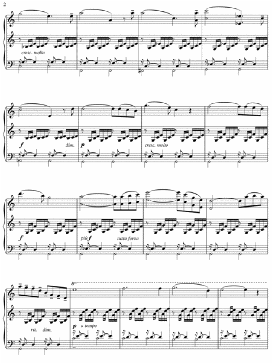 Ave Maria - Bach-Gounod-Bachinsky Piano Solo scores gallery preview page 2