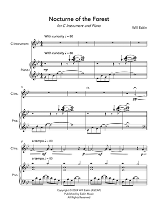 Nocturne of the Forest (C Instrument)