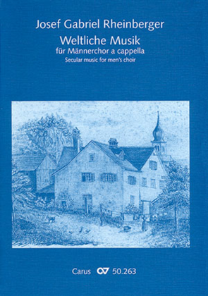 Book cover for Weltliche Musik fur Mannerchor a cappella