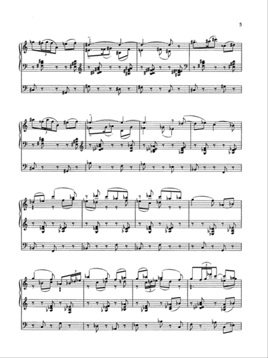 Pastorale and Toccata Organ scores gallery preview page 4