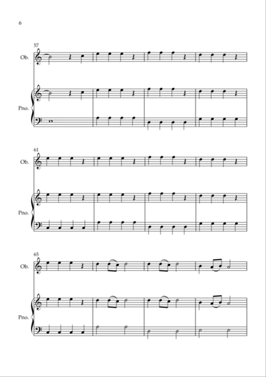 Flowers Piano scores gallery preview page 6