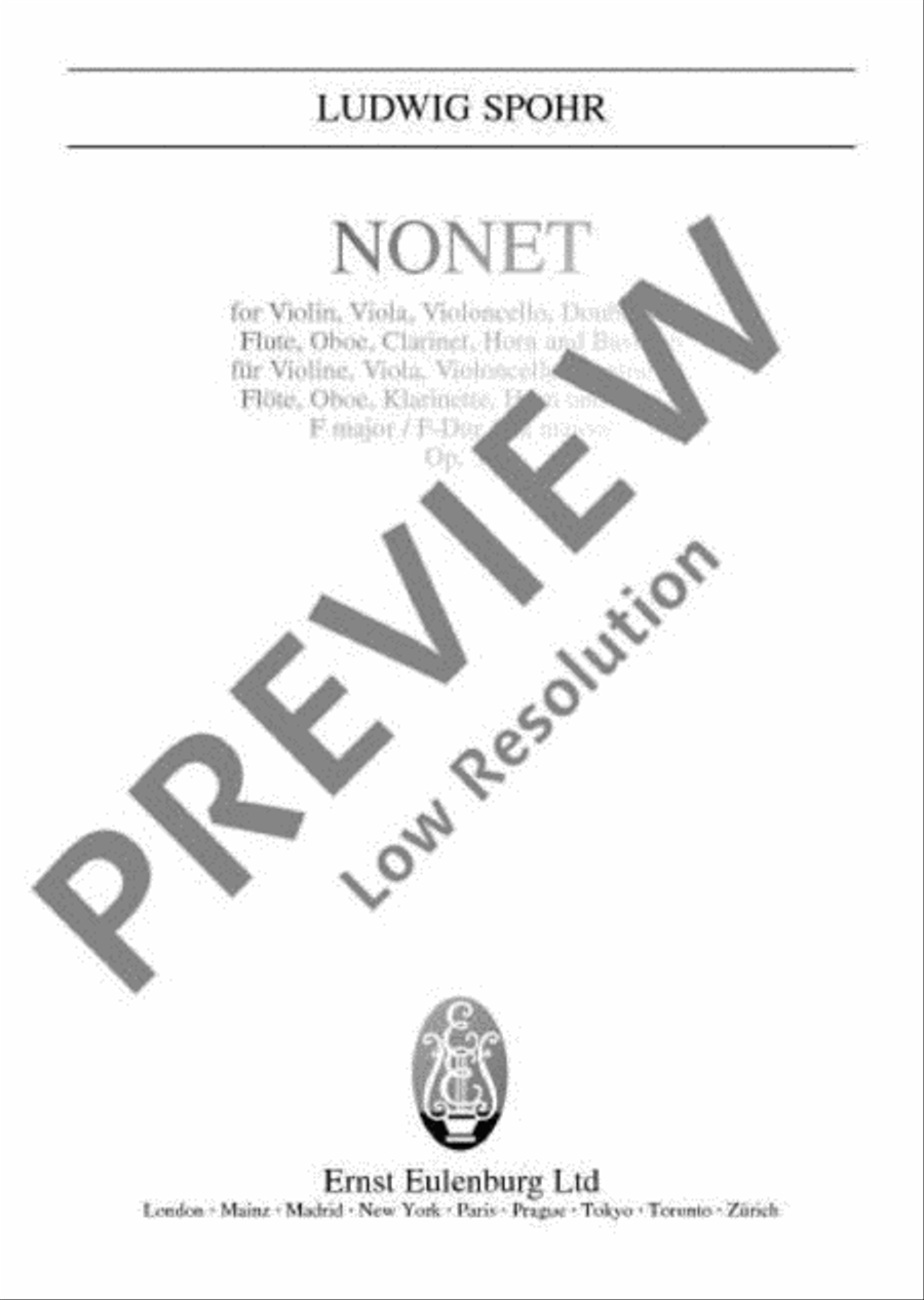 Nonet F major Bassoon scores gallery preview page 2