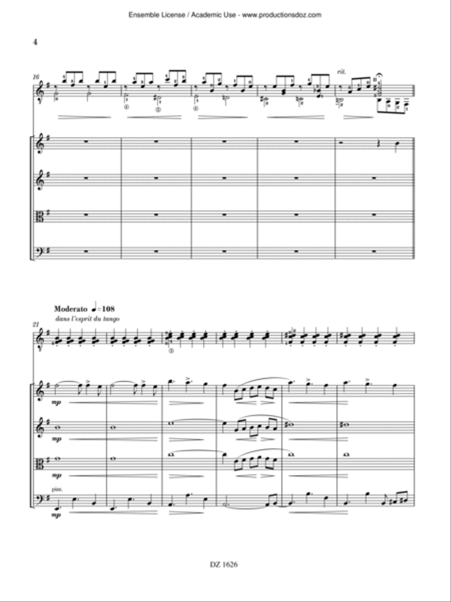 Twilight Serenade Cello scores gallery preview page 4