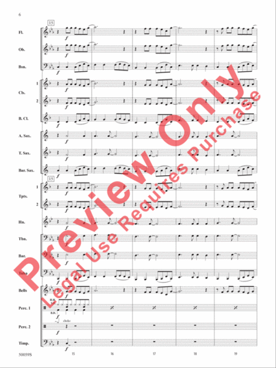 Flowers Concert Band scores gallery preview page 7