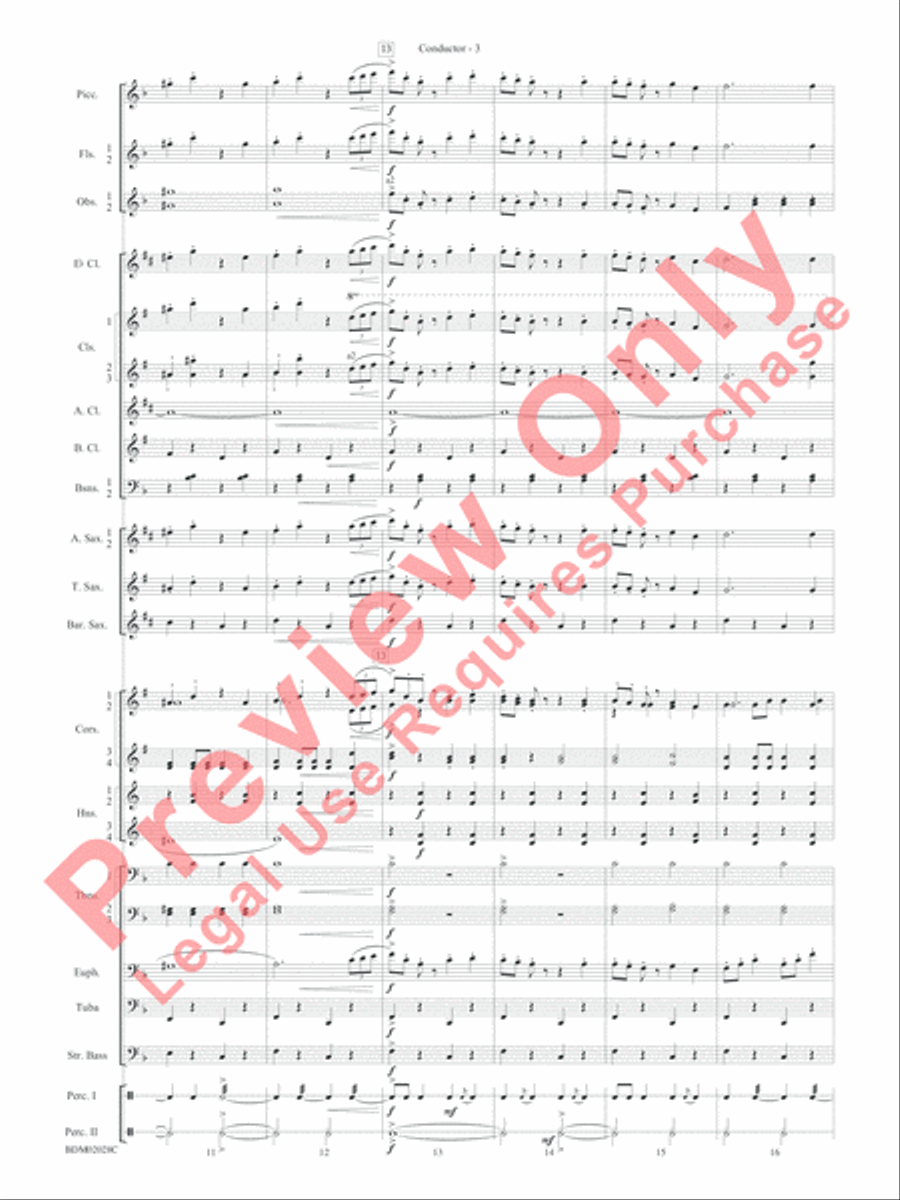 Golden Jubilee Concert Band scores gallery preview page 6