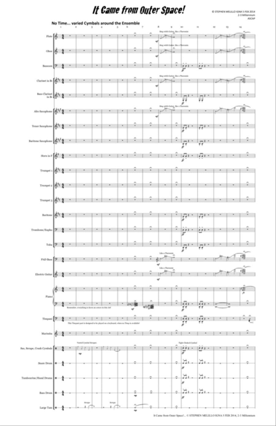 It Came from Outer Space It Came from Outer Space Concert Band scores gallery preview page 5