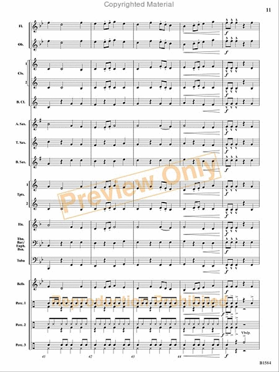 Cubano Bueno Cubano Bueno Concert Band scores gallery preview page 24