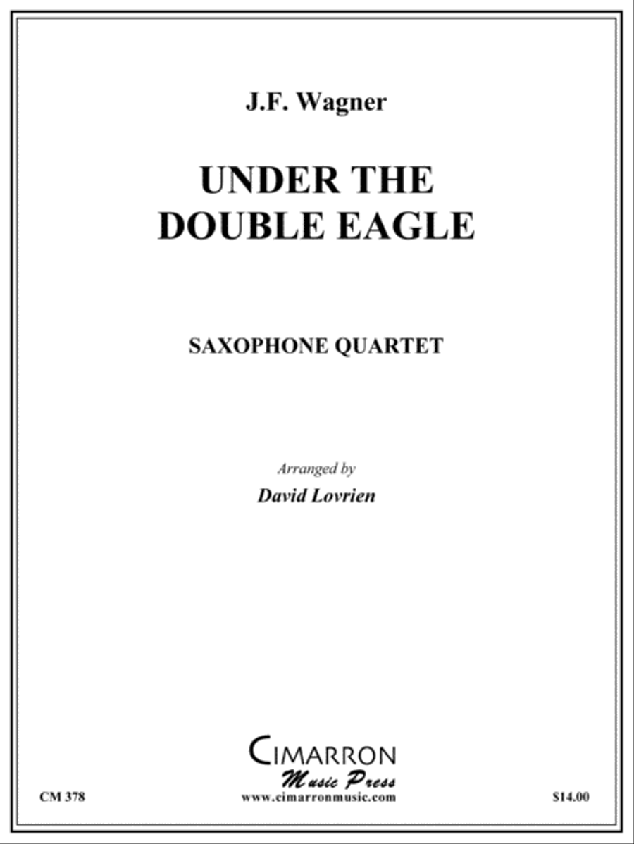Under the Double Eagle March Saxophone Quartet scores gallery preview page 1