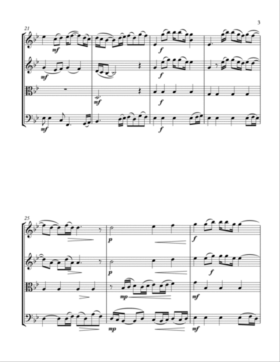 Have I Told You Lately String Quartet scores gallery preview page 6