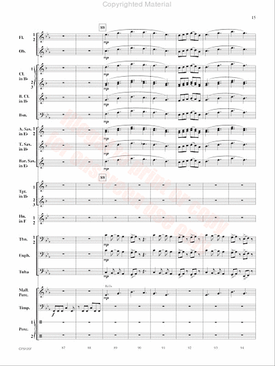 Instinct Concert Band scores gallery preview page 16