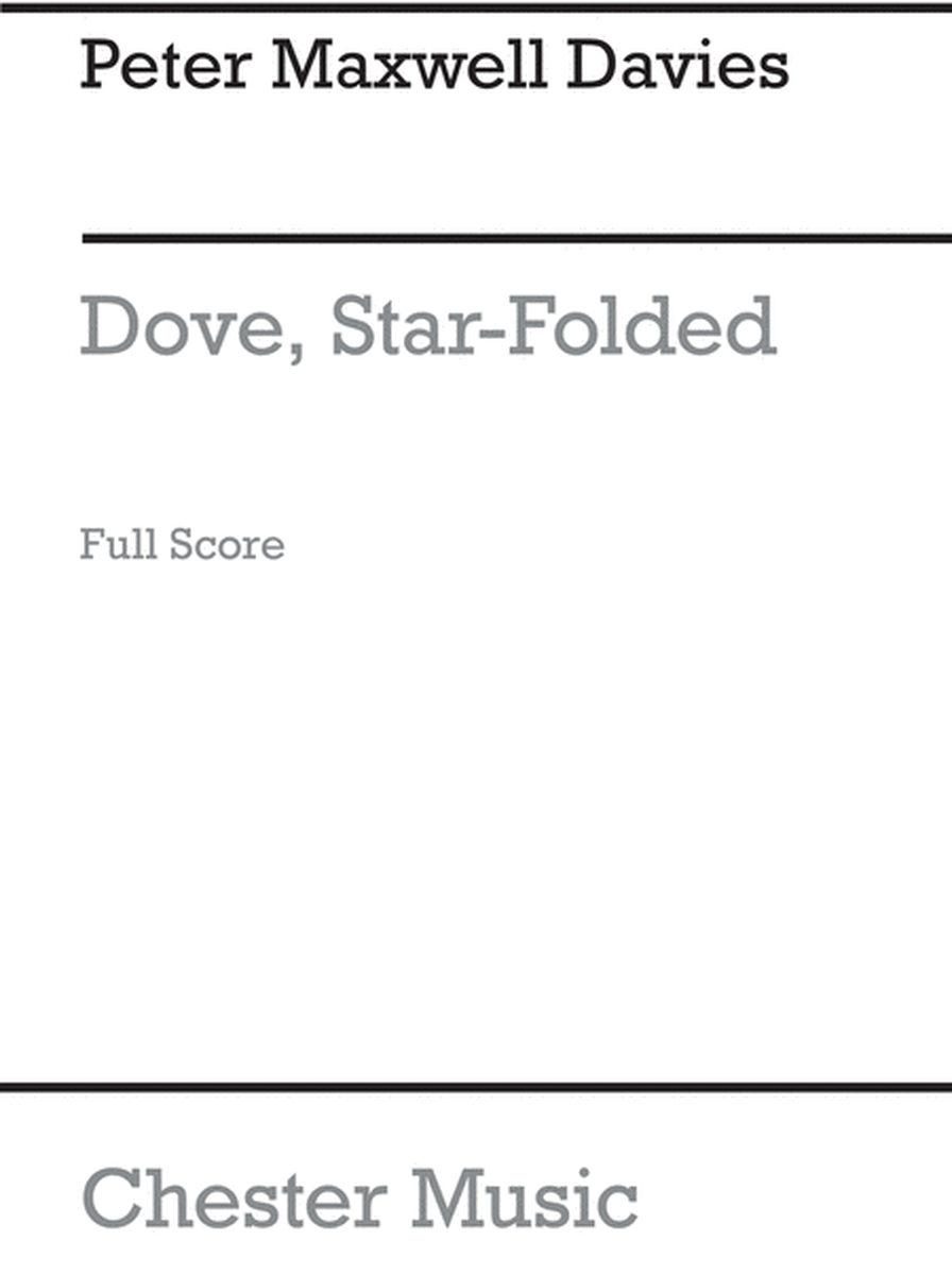 Dove, Star-Folded