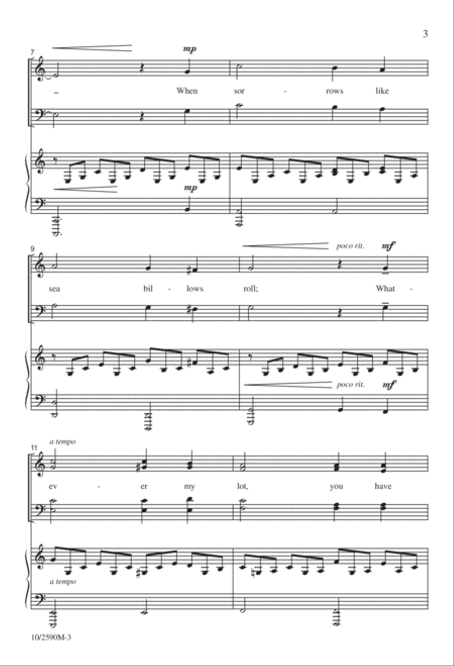 It Is Well With My Soul Divisi scores gallery preview page 3