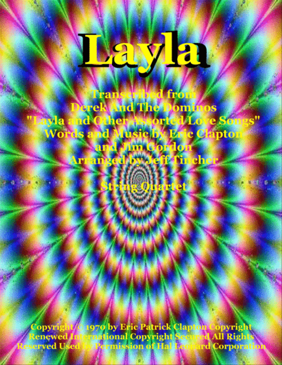 Layla String Quartet scores gallery preview page 1
