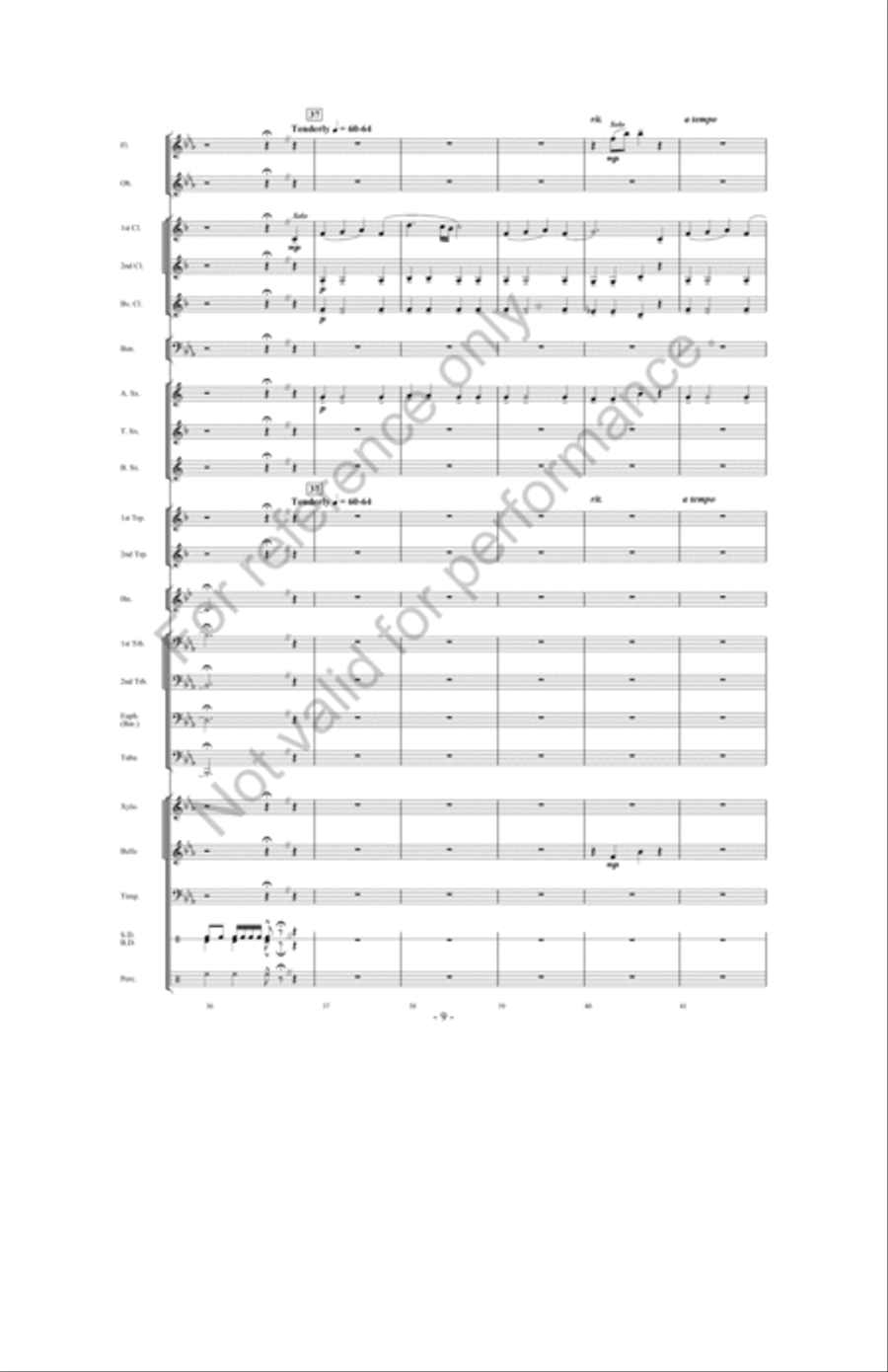 The Great Land Run Concert Band scores gallery preview page 8