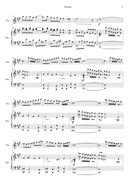 Pavane in F sharp minor, Op. 50 hard version image number null