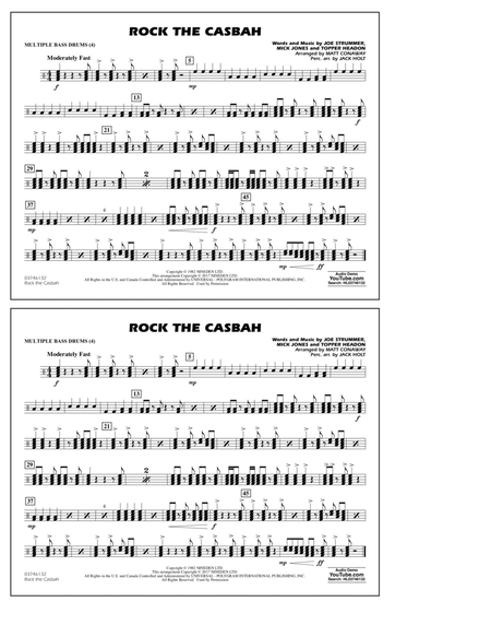 Rock the Casbah - Multiple Bass Drums