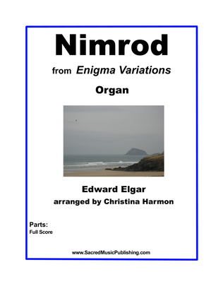 Book cover for Nimrod from Enigma Variations - Organ