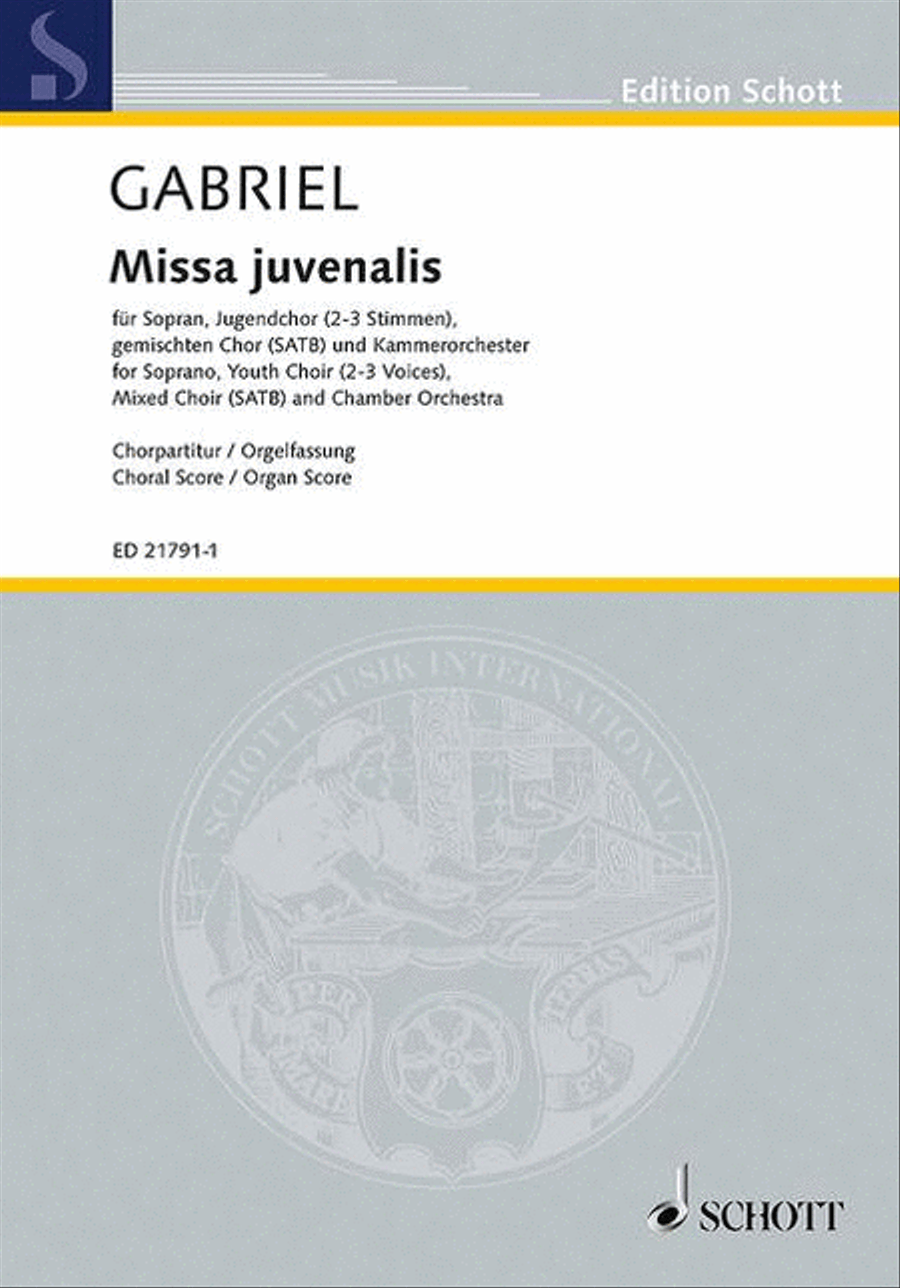 Missa Juvenalis Choral Score 4-Part scores gallery preview page 1