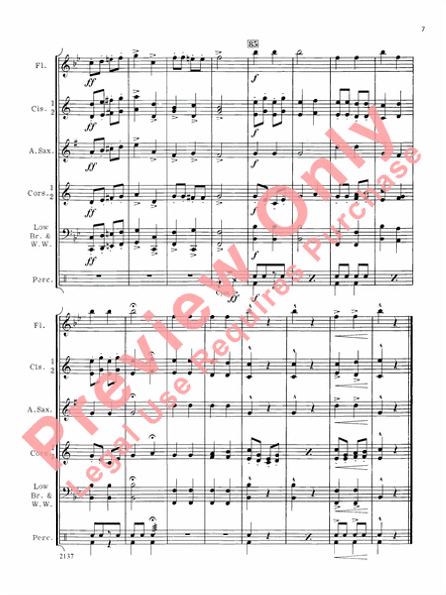 Air and Dance Concert Band scores gallery preview page 8
